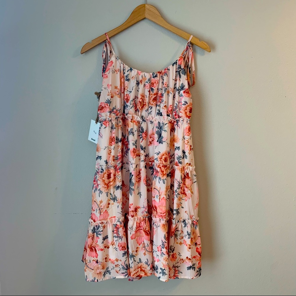 Floral Spaghetti Strap Dress